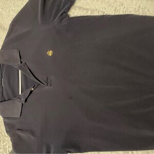 Brooks Brothers Dark Polo with Gold Logo